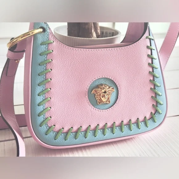 Versace LaโฏMedusa Pink Small Shoulder / Crossbody Bag - Picture 7 of 8